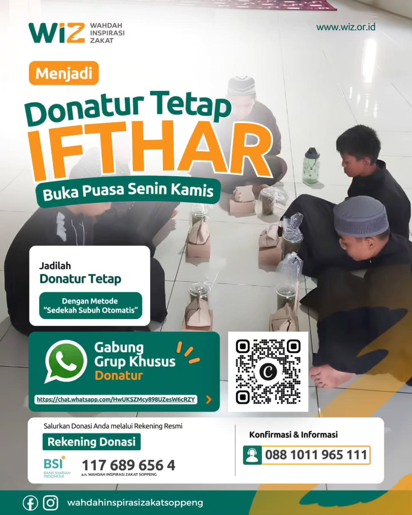 Donatur Tetap Ifthar Senin Kamis